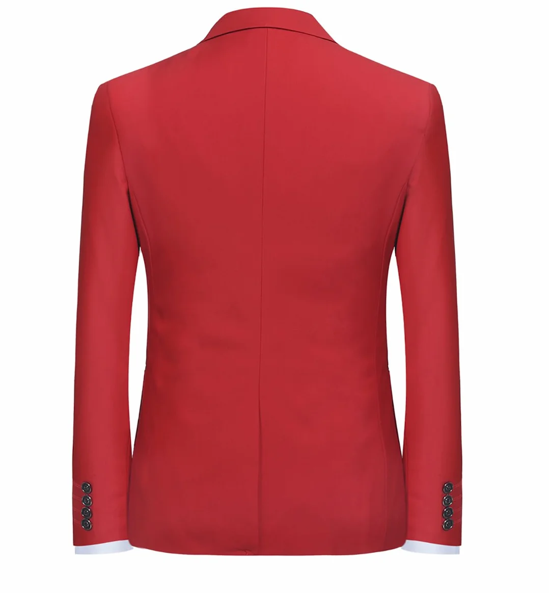 Allthemen Męska marynarka slim fit formalny garnitur jednorzędowy smoking