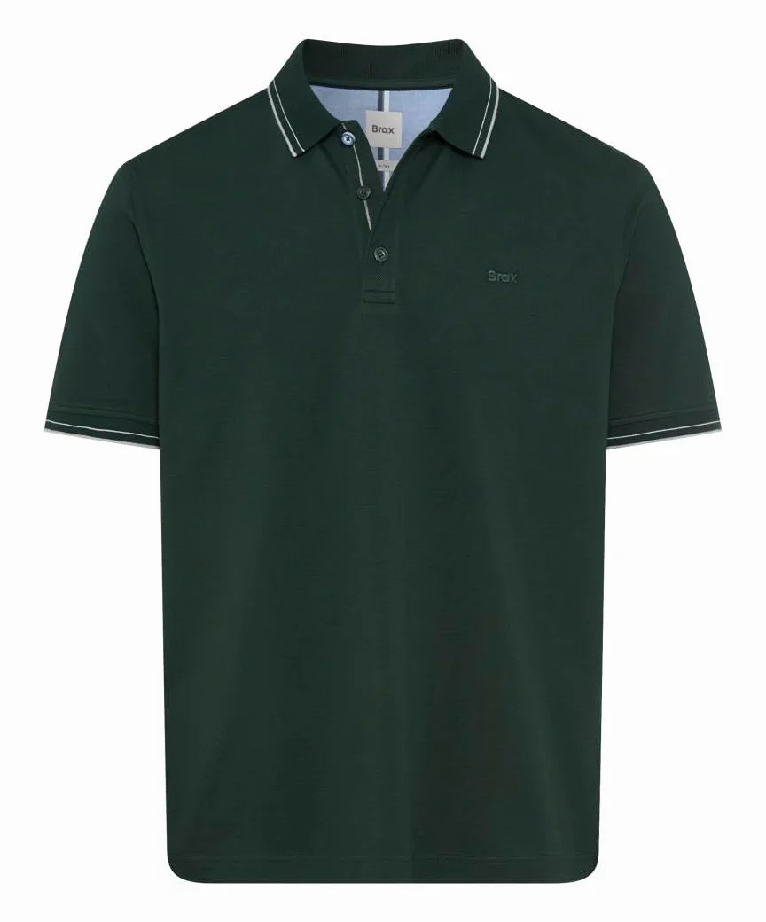 BRAX Koszulka polo Mężczyźni Style Pete Hi-flex Pique Pima Cotton