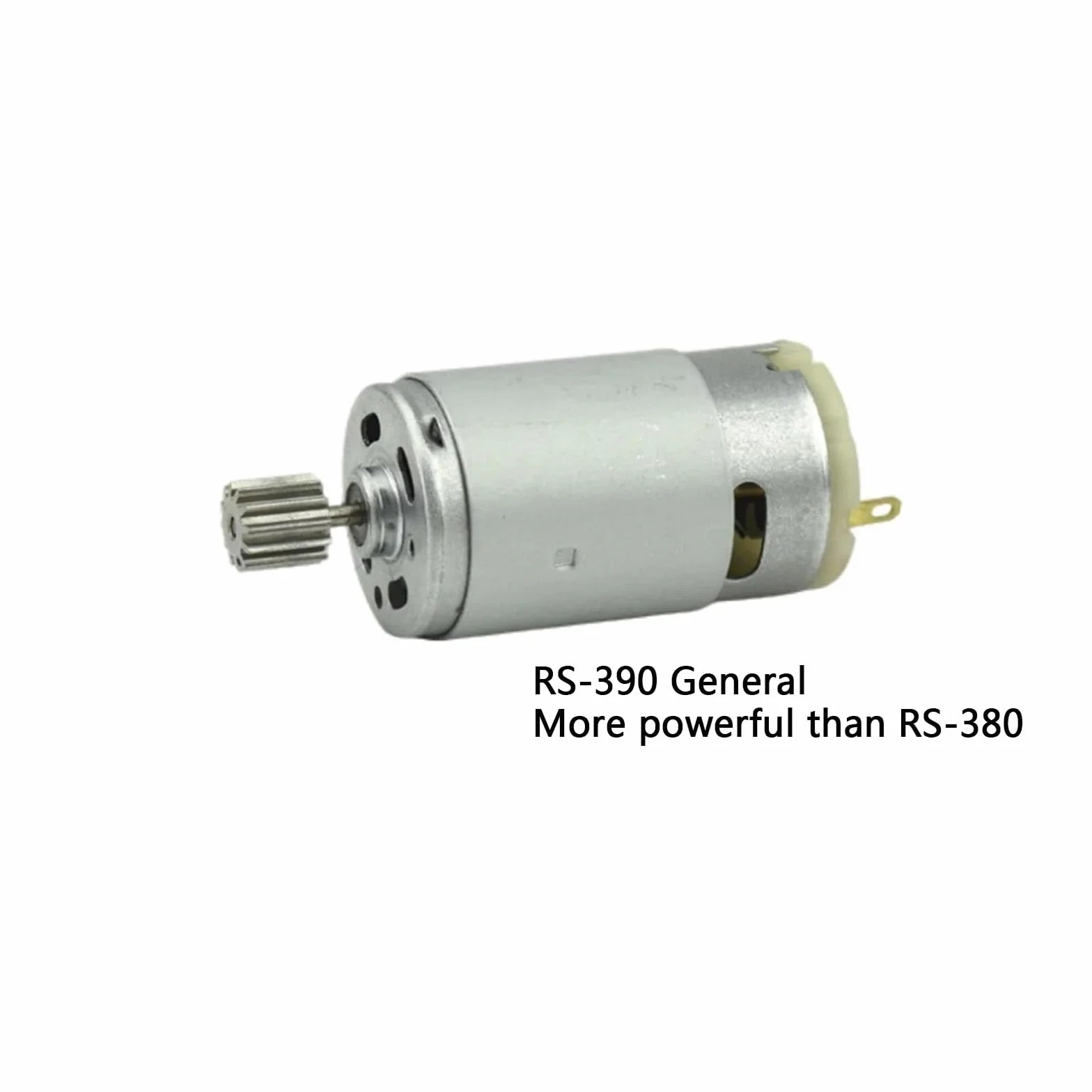 CHANCS RS390 Silnik elektryczny DC 12V 20000RPM 12 koła zębate Silnik zębów dla samochodu zabawka Akcesoria wózek motocykl trójkołowy z Wymienić RS-380