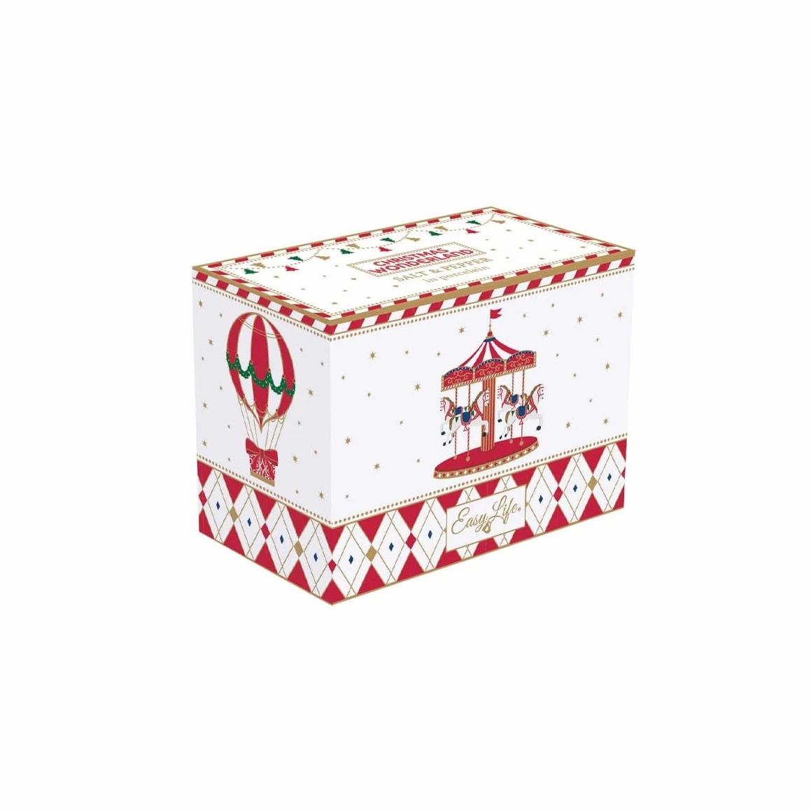EASY LIFE PUDEŁKO WONDERLAND WYSOKOŚĆ 7 CM Z PORCELAINY CHRISTMAS WONDERLAND