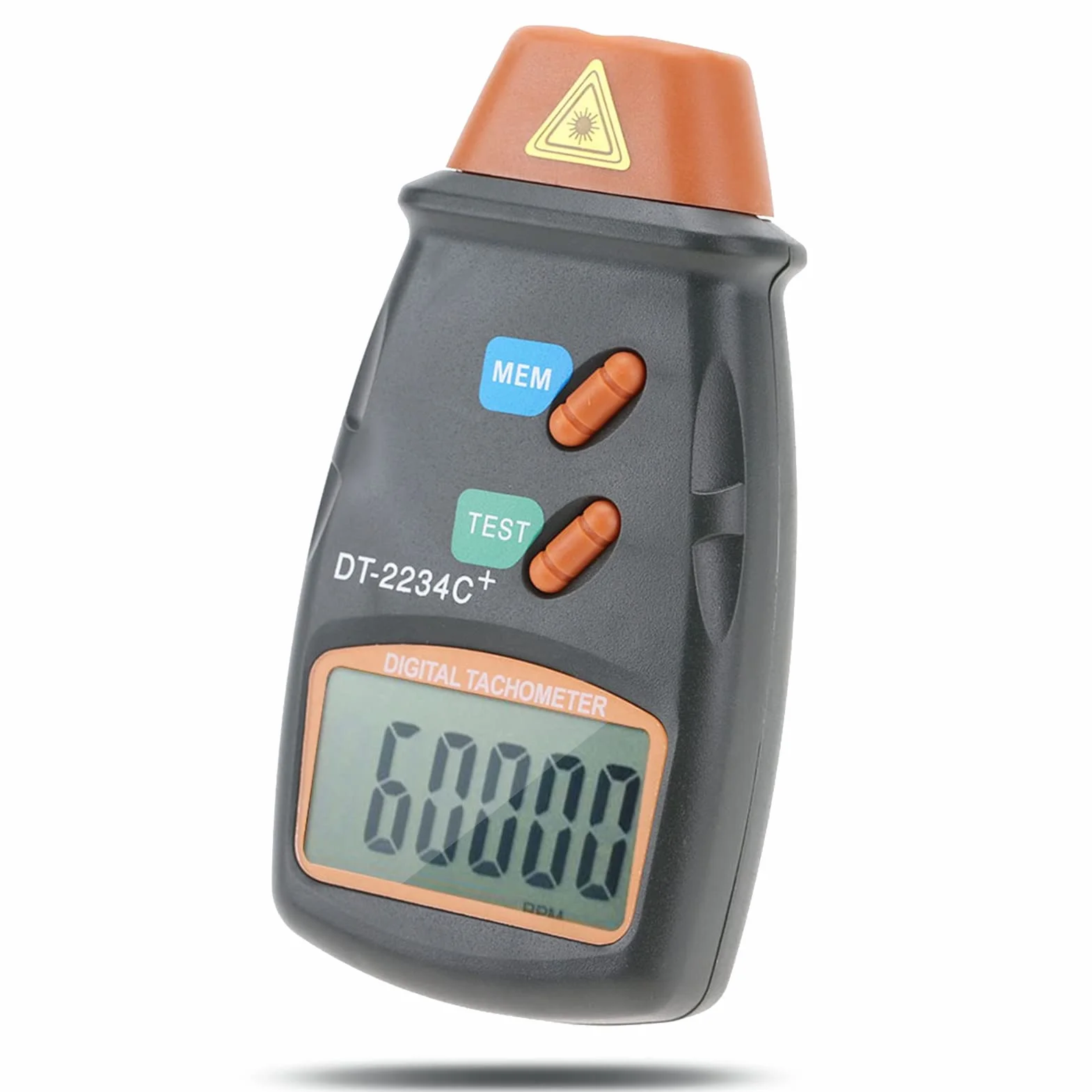 Obrotomierz cyfrowy, Obrotomierz cyfrowy DT-2234C + Bezkontaktowy Cyfrowy Obrotomierz ze zdjęciami LCD Mini Obrotomierz Cyfrowy Obrotomierz fotoelektryczny 2,5 RPM - 99,999 RPM