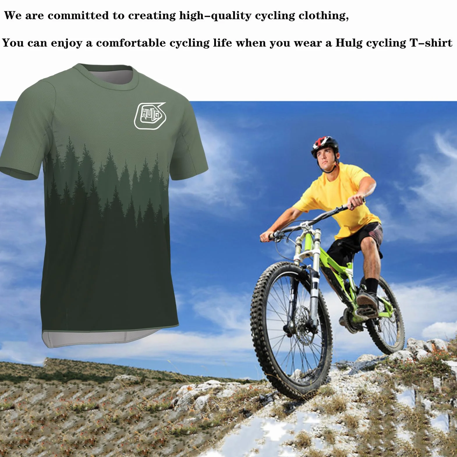 Odzież rowerowa, koszulka rowerowa, krótkie rękawy, letnie topy rowerowe, oddychająca, szybkoschnąca koszulka do roweru górskiego, MTB/BMX, idealna do biegania, jazdy na rowerze, wędrówek