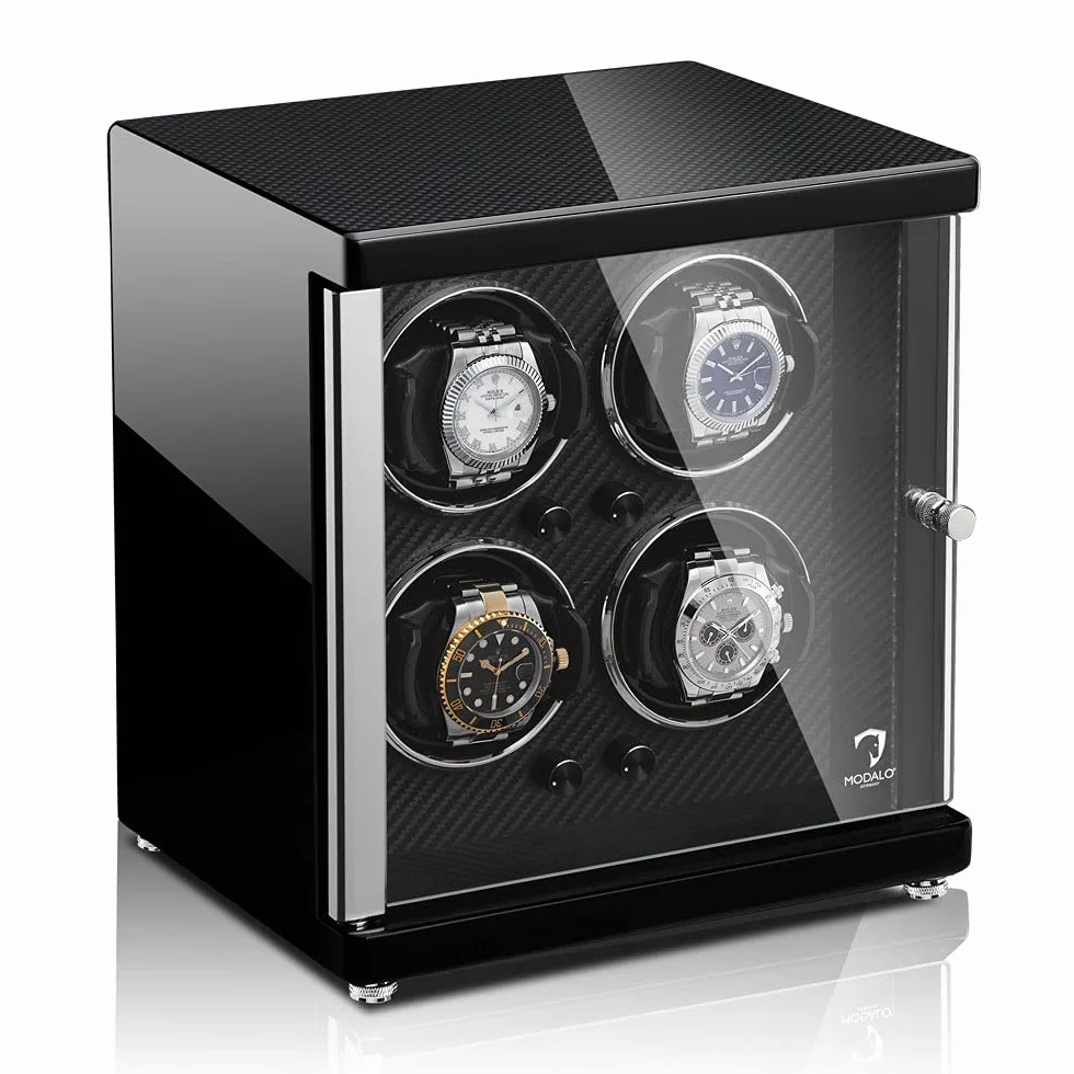 MODALO Rotomat (Watch Winder) Ambiente MV4 Carbon na 4 Zegarki