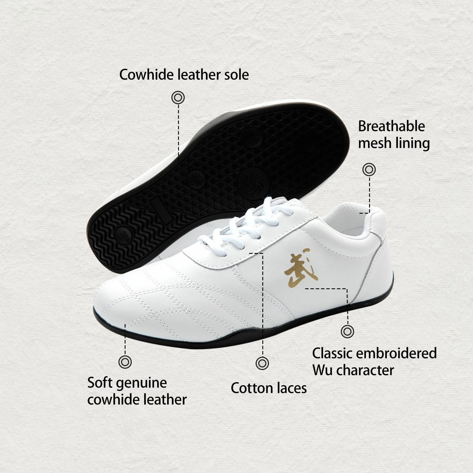Buty Barefoot Dla Aktywnych Kobiet, Buty Do Taekwondo Skórzane Buty Do Kung Fu I Tai Chi, Na Zajęcia Na Siłowni I Do Noszenia Na Co Dzień Buty Do Sztuk Walki