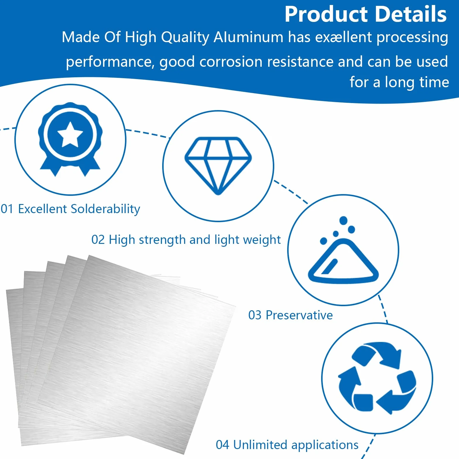 16 sztuk płyt aluminiowych 0,5 mm, płyty aluminiowe 15 x 15 cm, blacha aluminiowa, srebrna płyta metalowa z folią ochronną, płytka do ćwiczeń modelarstwa, budowy targów