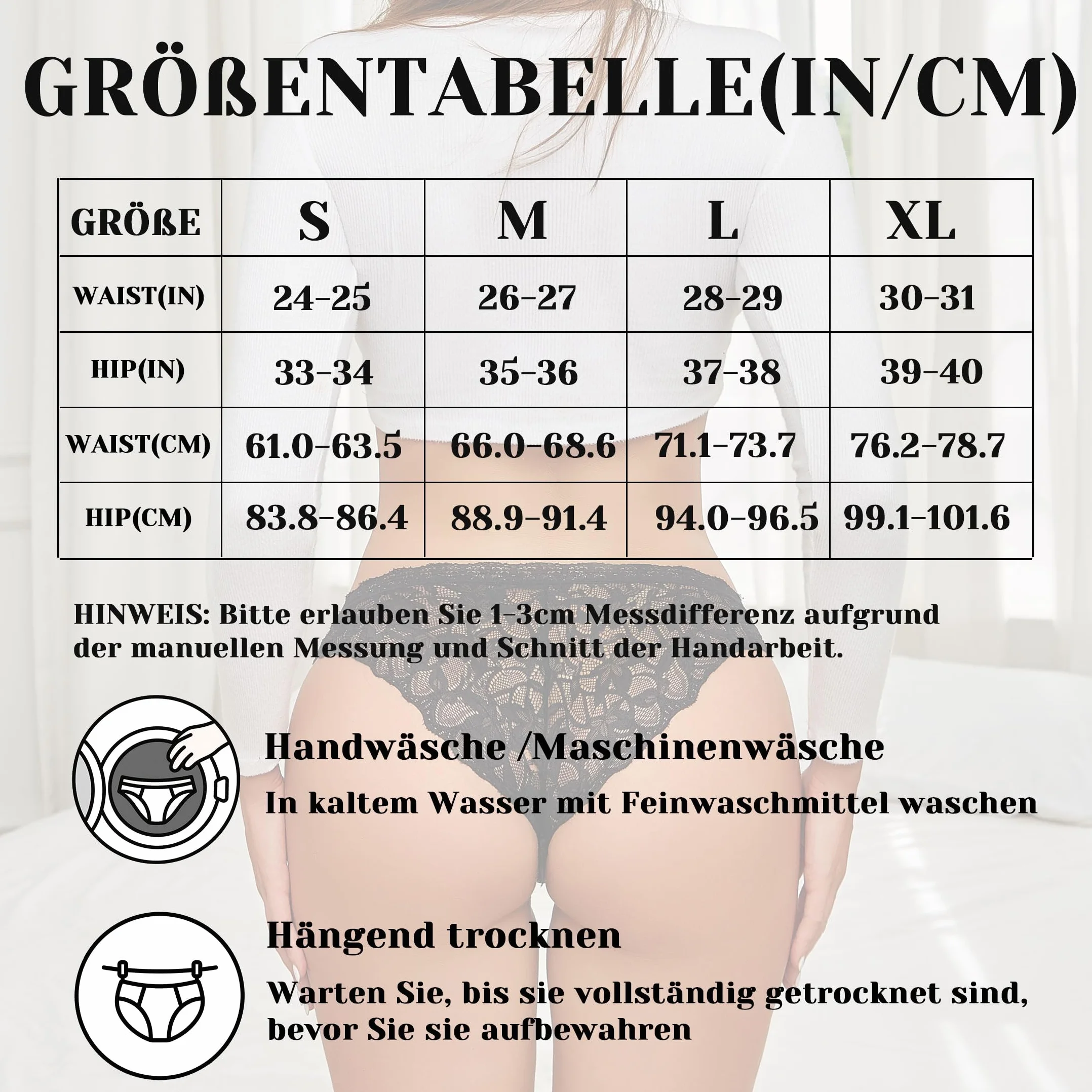 Sth Big Majtki z wysokim stanem, koronkowa bielizna damska, wysoka talia, brazylijskie majtki, damskie koronkowe majtki, wygodne i oddychające, wiele sztuk