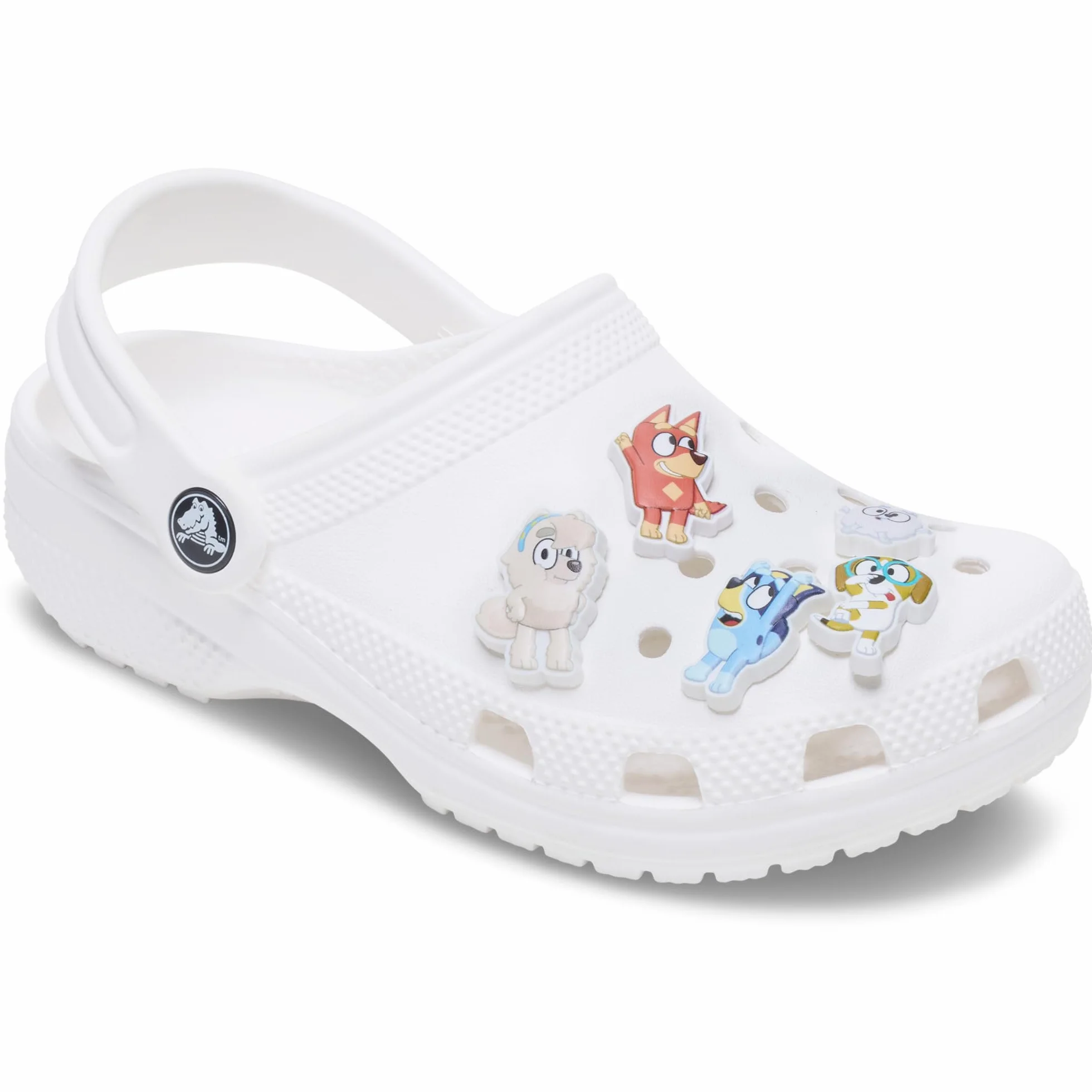Crocs Unisex Bluey Multi 5-pak zawieszek do butów, wielokolorowe, jeden rozmiar, wielobarwny, Rozmiar Uniwersalny