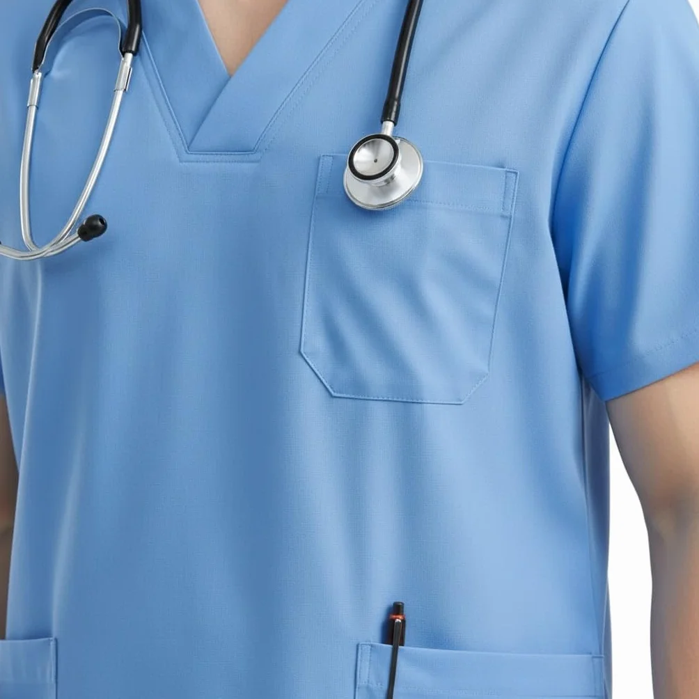 Chesoon Medical Scrubs męski letni krótki rękaw zestaw dla dentystów