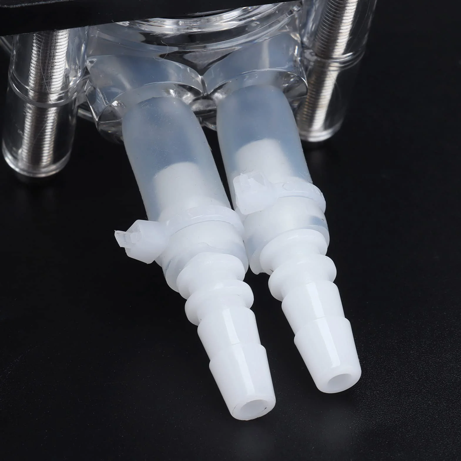 Pompa perystaltyczna, 12V/24V DC 500ml/min DIY Pompa dozująca ciecz, Mała perystaltyczna pompa cieczy z silnikiem z przekładnią szczotkową DC do laboratorium analitycznego(12V)