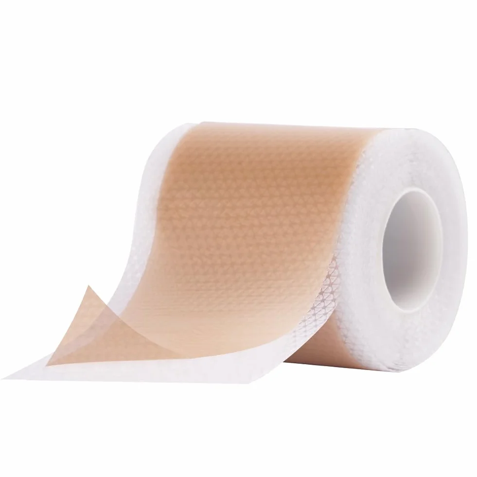 Silikonowy plaster na blizny, plastry silikonowe na blizny po cięciu cesarskim i keloid, 4 cm x 4 m, silikonowy plaster wielokrotnego użytku, oddychający i wodoodporny