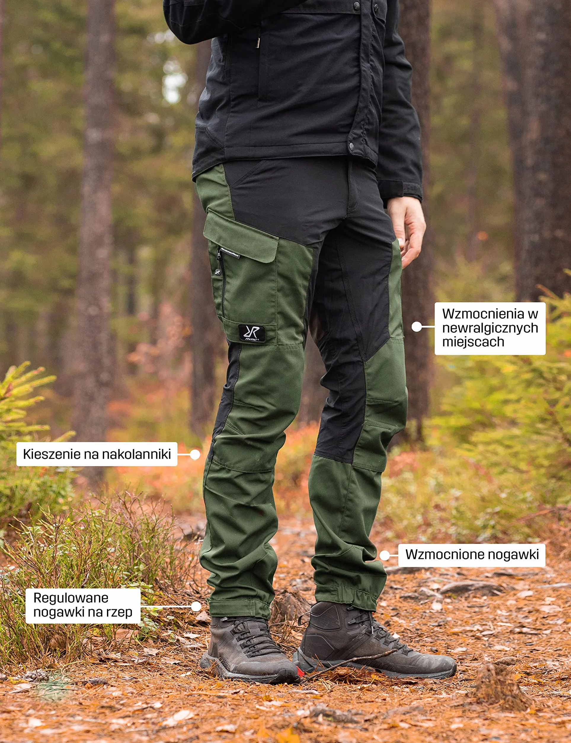 RevolutionRace RVRC GP Pants Męskie, Solidne i trwałe spodnie do wędrówki i innych aktywności na świeżym powietrzu