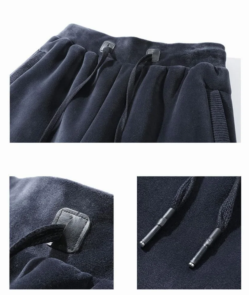 Męski dres z kapturem, zestaw 2 części, gruba podszewka polarowa, bluzy na pełny zamek, spodnie dresowe, garnitury do biegania