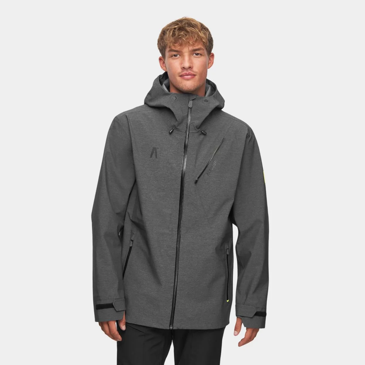 Alpinus Kurtka męska hardshell 3-warstwowa Stromlo czarna Pro MK18821