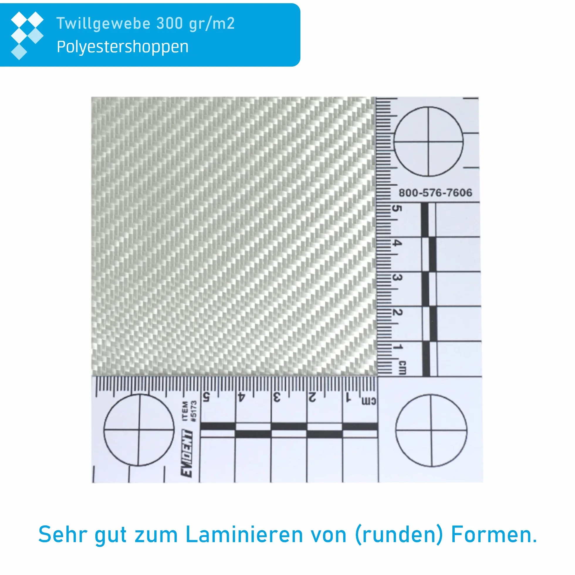 Twill tkanina szklana | 1 m2 | 300 gr/m2 | składana