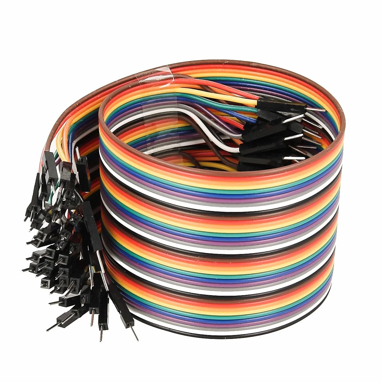 Kompatybilny kabel Dupont, zworka kablowa, zworka męska, płytka bazowa, 20 cm
