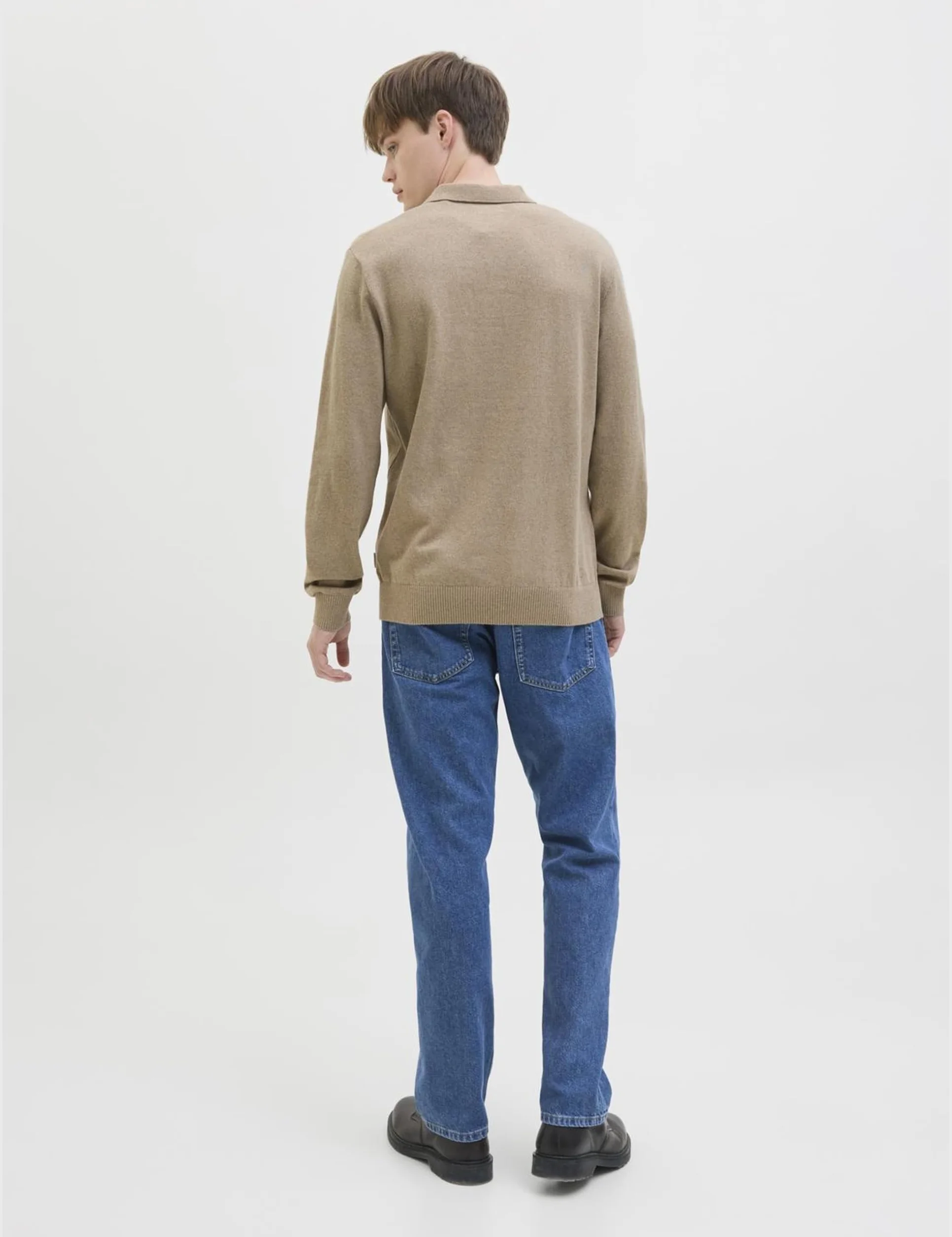 Jrebcallum Knit Polo Neck Ls M
