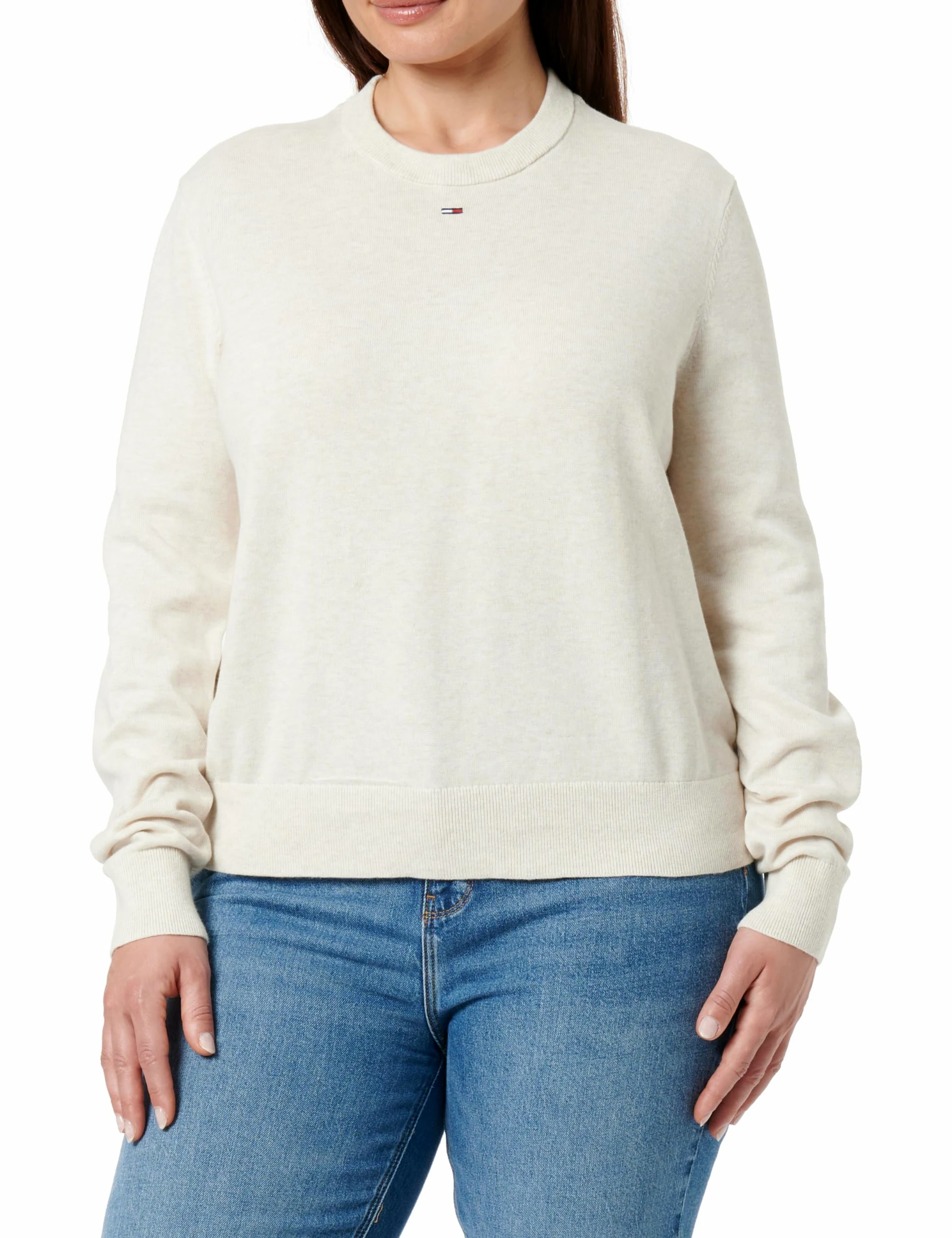 Tommy Jeans Sweter pullover Kobiety Tjw Essential Crew Sweater Ext Dw0dw20159