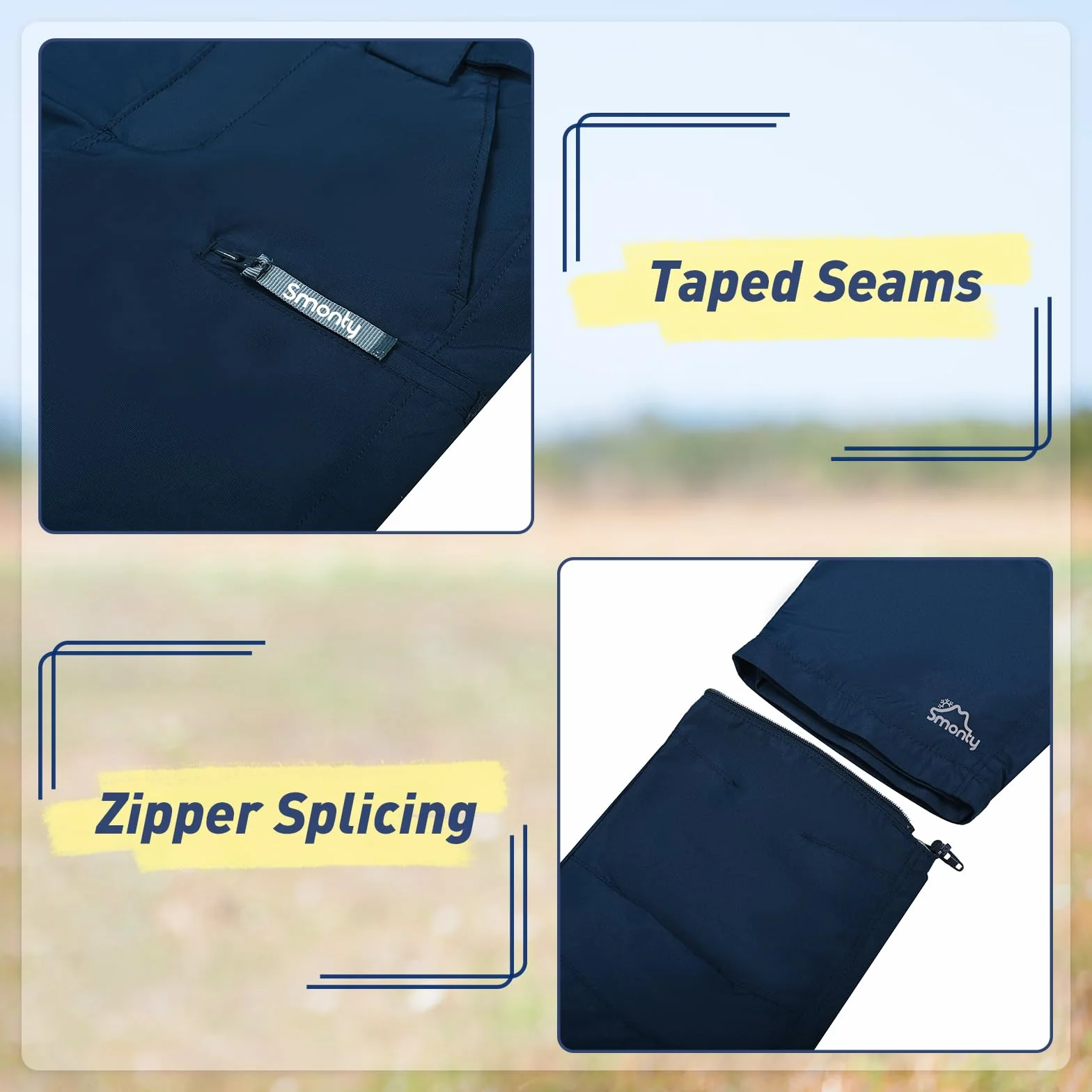 SMONTY Dziecięce spodnie na hiking na świeżym powietrzu, odporne na wiatr i wodę, softshell, spodnie do wspinaczki dla chłopców i dziewczynek