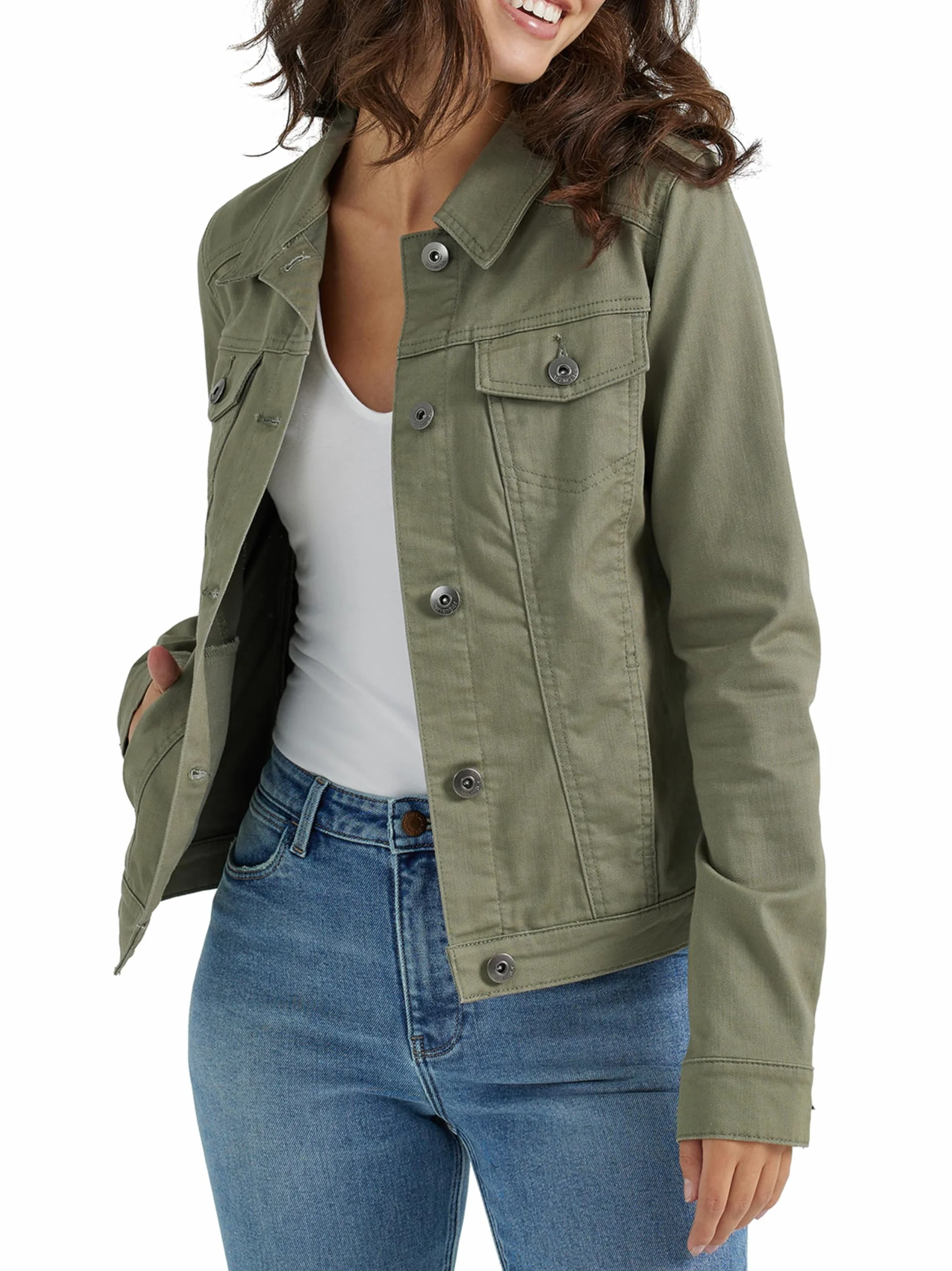 Wrangler Authentics Kurtka dżinsowa Kobiety Kurtka Dżinsowa