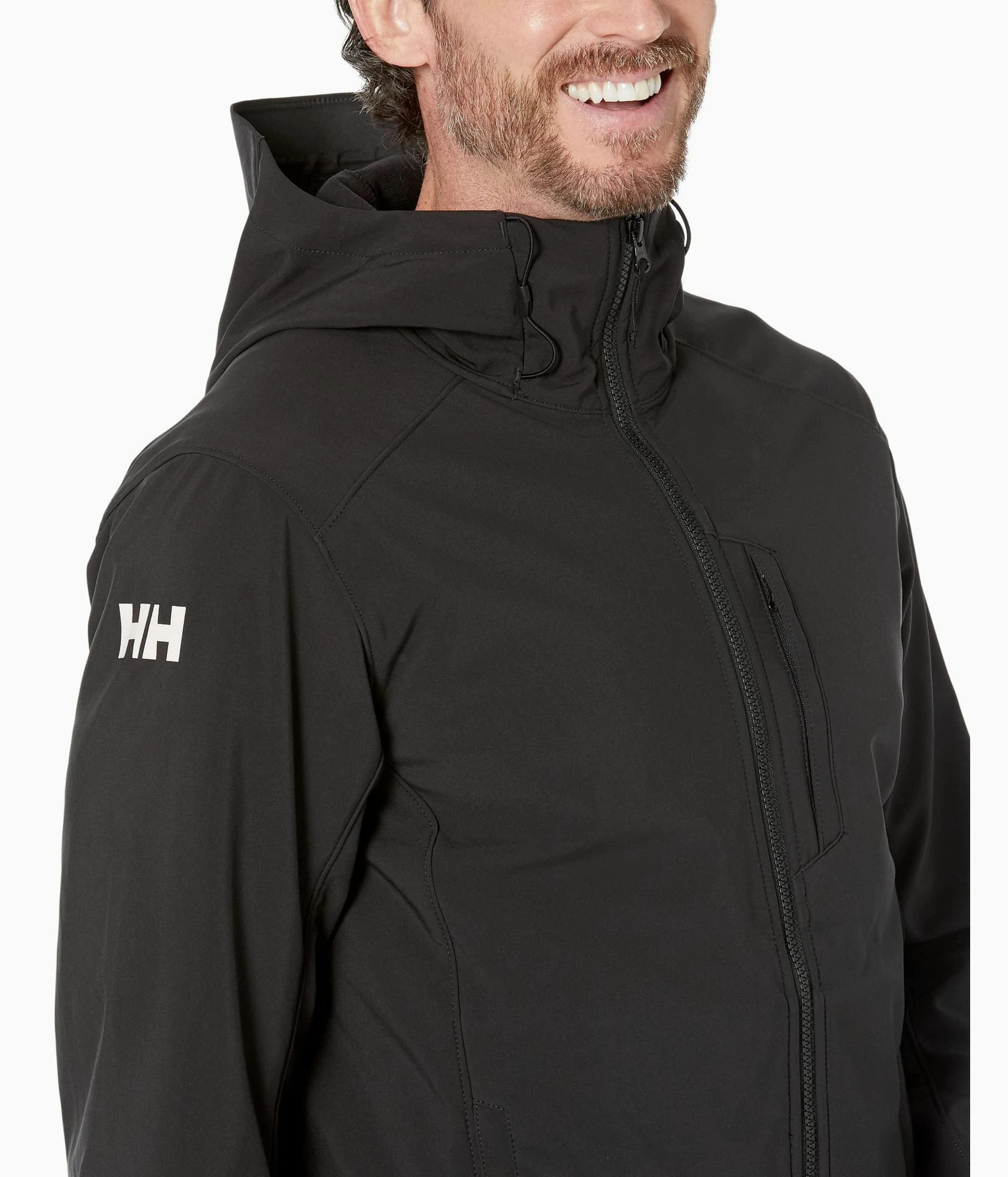 Helly Hansen Mężczyźni Paramount Hooded Softshell Jacket Kurtka Softshell, Czarny, S