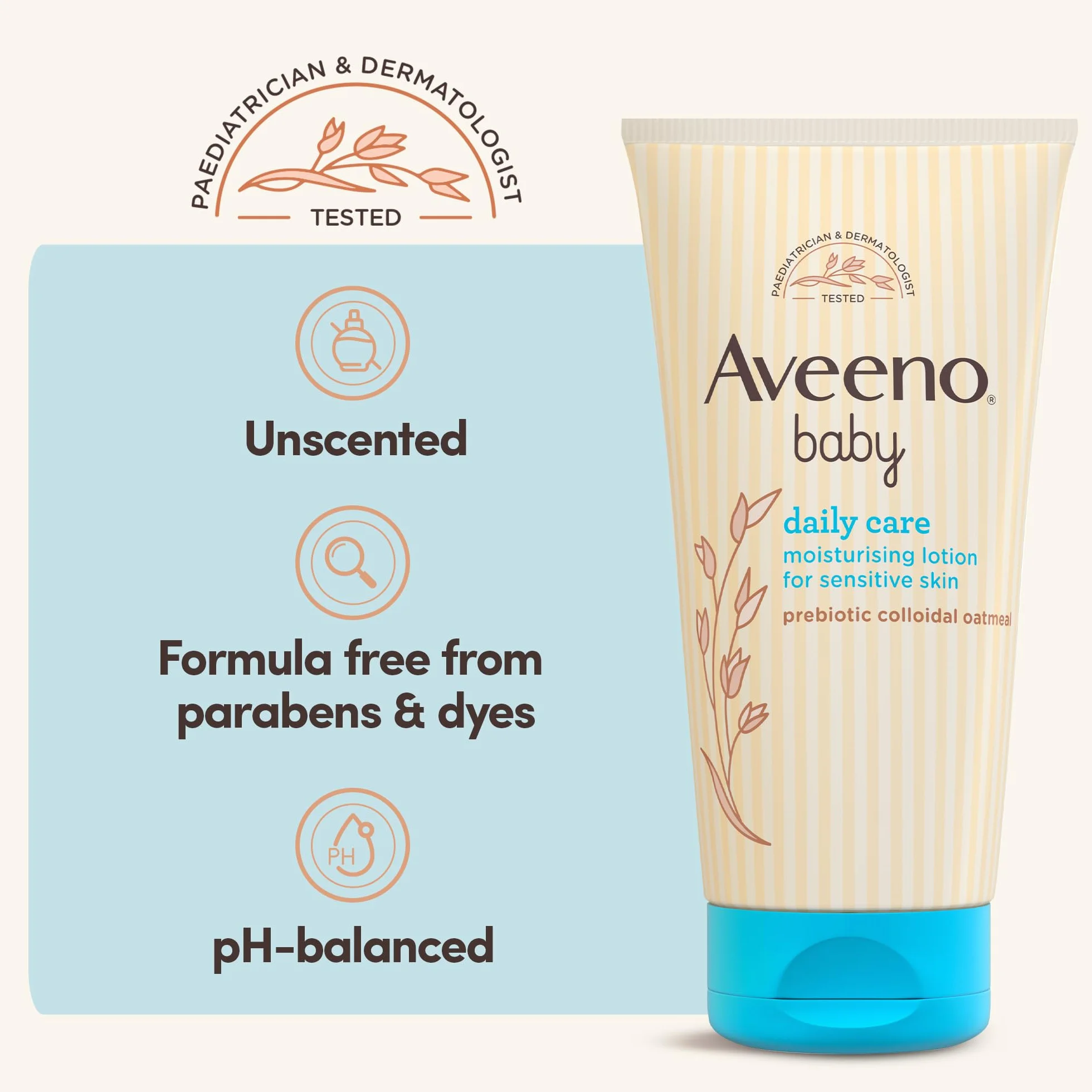 AVEENO Baby Daily Care mleczko oczyszczające, 150 ml