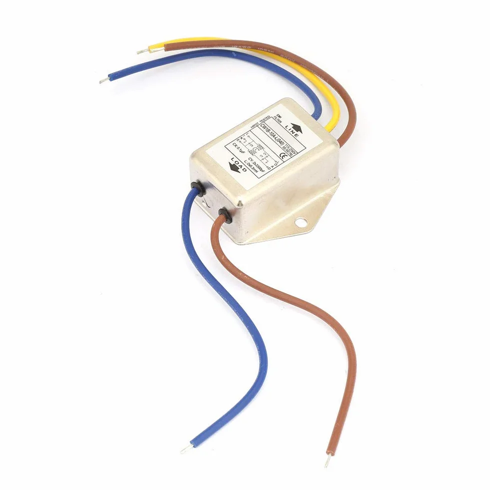 Filtr EMI Jadeshay, zasilacz jednofazowy Filtry przeciwzakłóceniowe zasilacz filtr EMI 125/250V filtr EMI do tłumienia ciągłych i okresowych impulsów zakłóceń