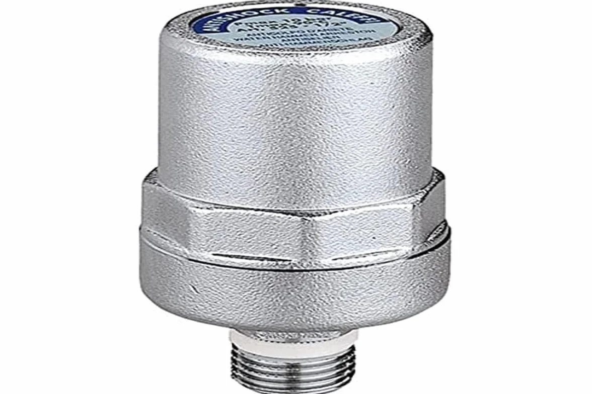 Caleffi 525040 ANTISHOCK amortyzator wody 1/2 cala obudowa mosiężna chromowana