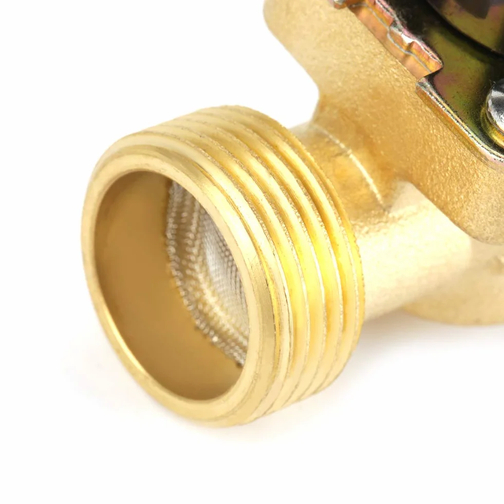 FCD-180B Elektrozawór Mosiężny normalnie zamknięty, 220/240V, 4 AC, 2 sposoby wlotu wody