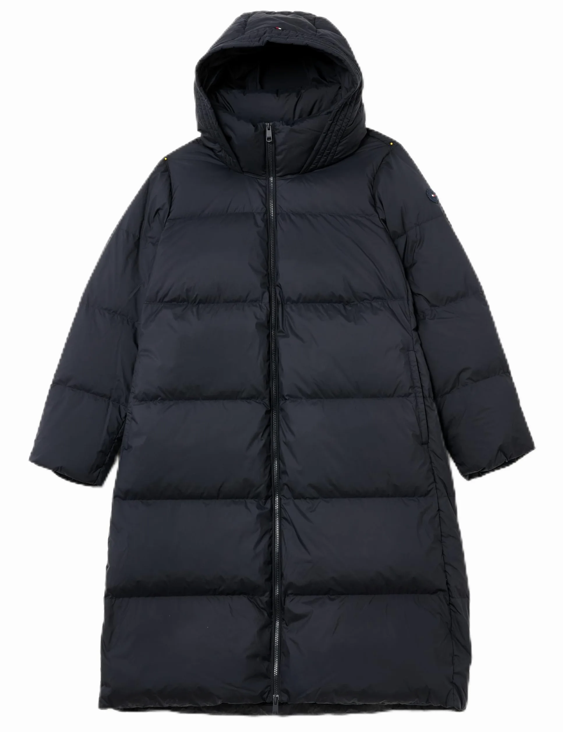 Tommy Hilfiger Damski płaszcz CRV CASUAL HW DOWN Z KAPTUREM WW0WW44233 Puffer Coat Desert Sky, 46, Niebieski (pustynne niebo), 72