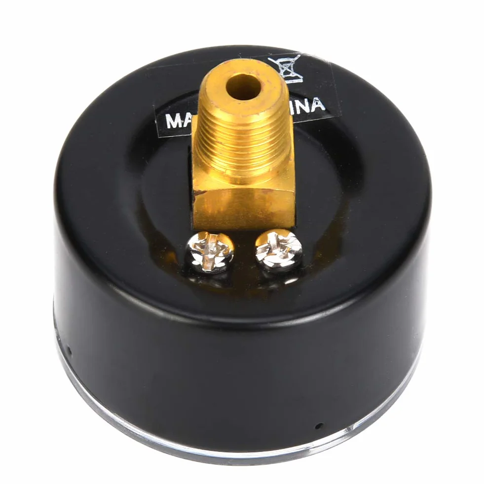 Manometr Wody Manometr Powietrza 10 Bar Manometr 1/8 "BSPT Gwint do Wody do Powietrza do Oleju(0-60psi,0-4bar)