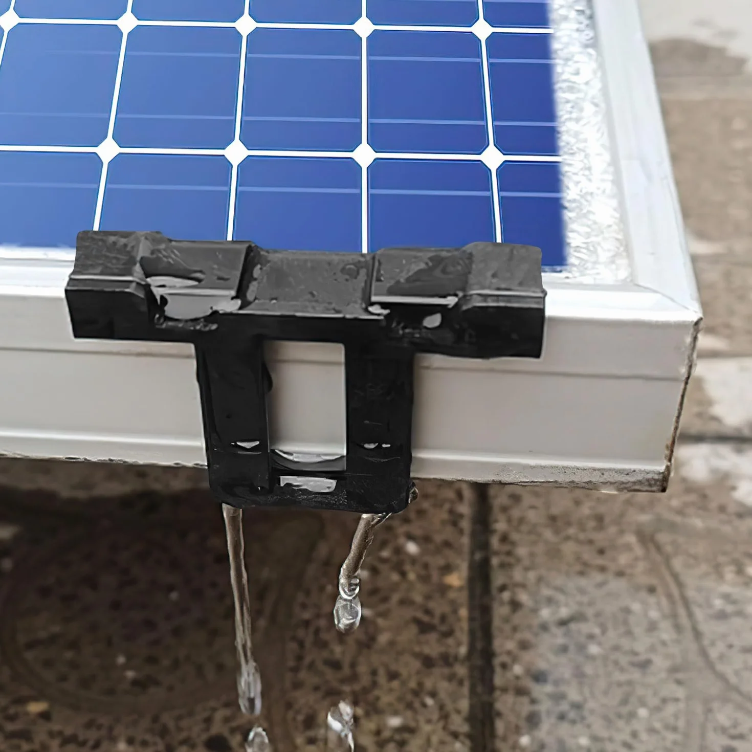 Klipsy do usuwania osadu do paneli słonecznych, 20 szt. klipsów odpływowych 35 mm do paneli słonecznych PV, modułu solarnego, odpływu wody