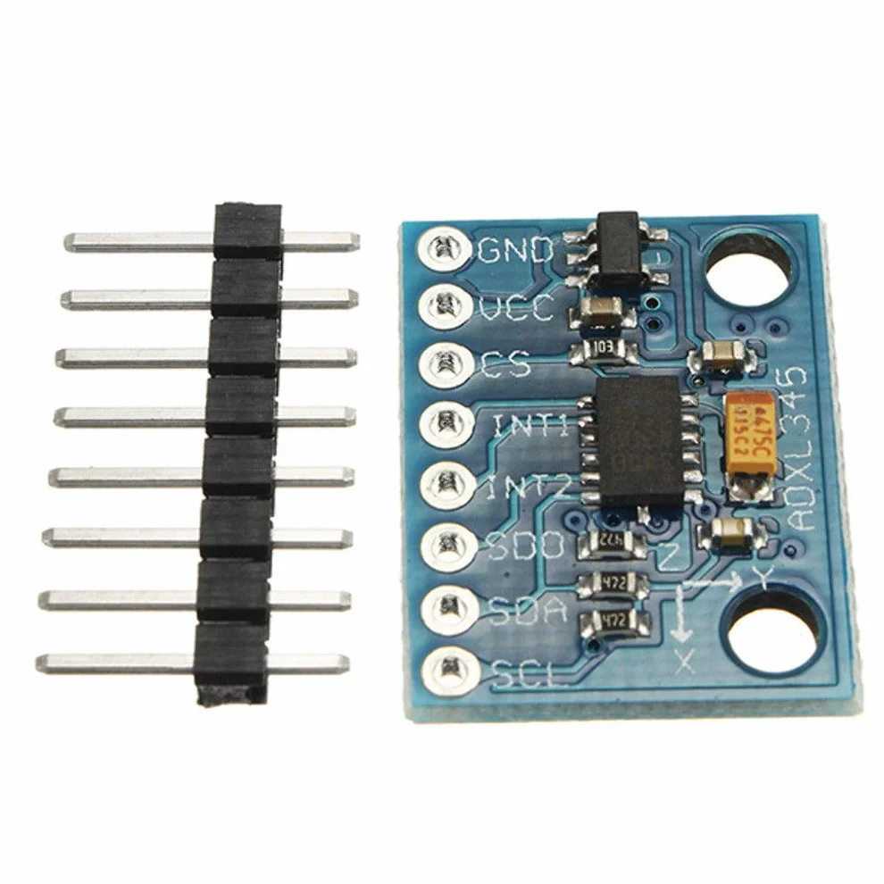 Hailege 2 szt. ADXL345 3-Axis Digital Acceleration of Gravity Moduł Tilt GY-291 IIC/SPI Transmisja dla Arduino