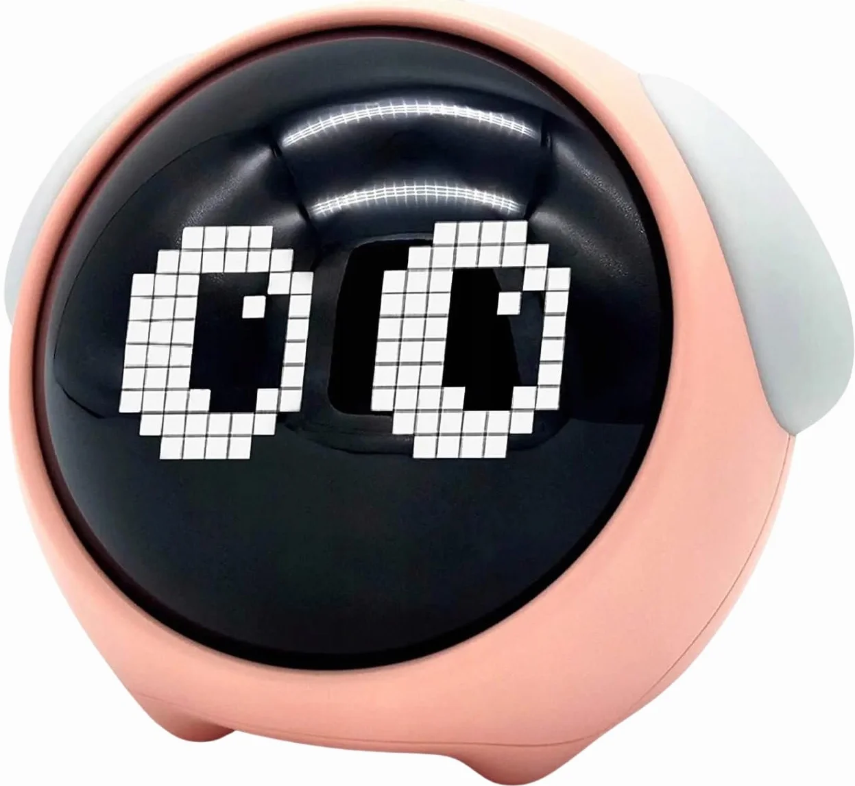 ELECTRONICA4U Zegar budzik lampka lampa nocna LED dla dzieci dziecka Emoji Emotikony