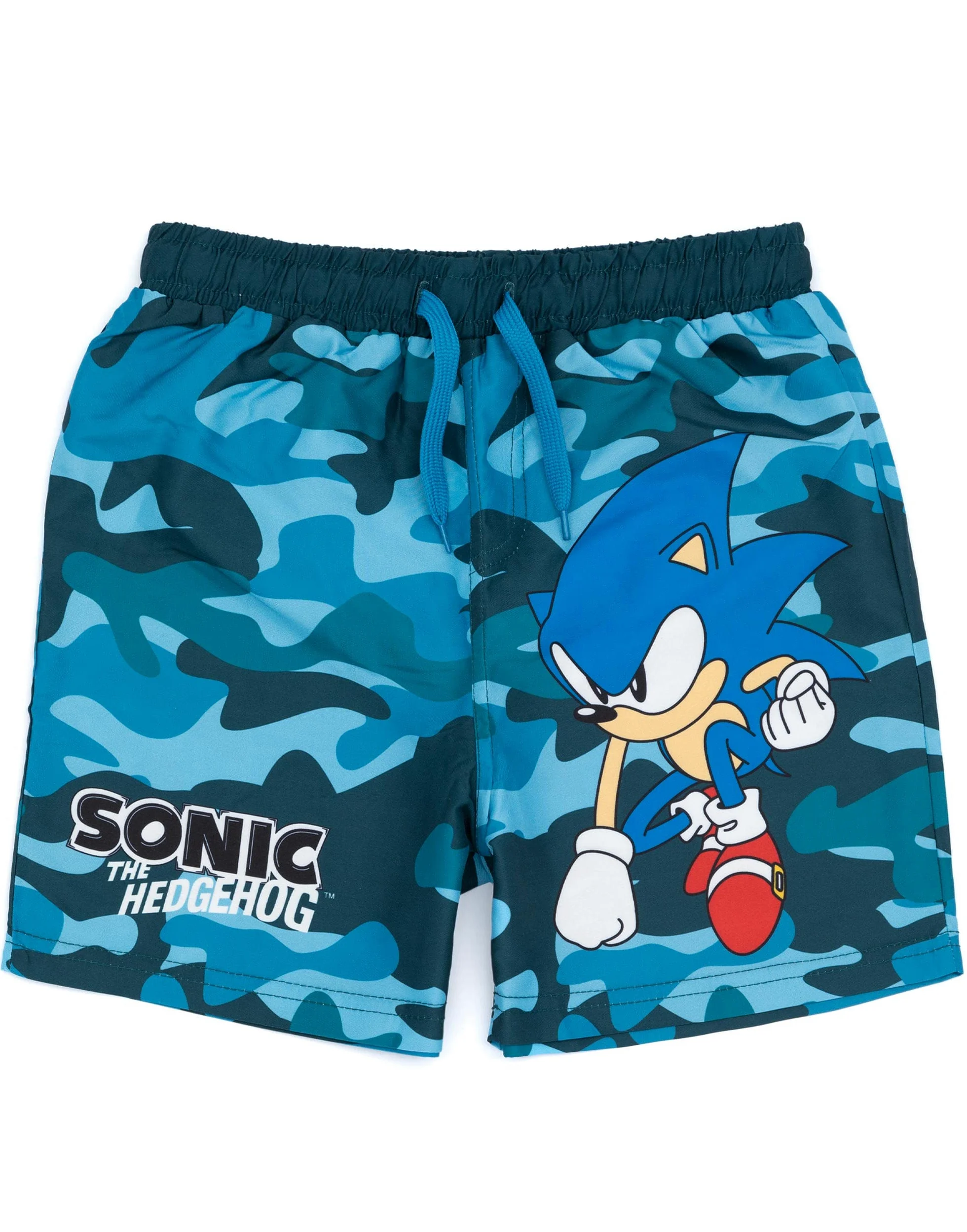 Sonic The Hedgehog Swim Shorts Boys Camo Swimming Trunks Stroje kąpielowe