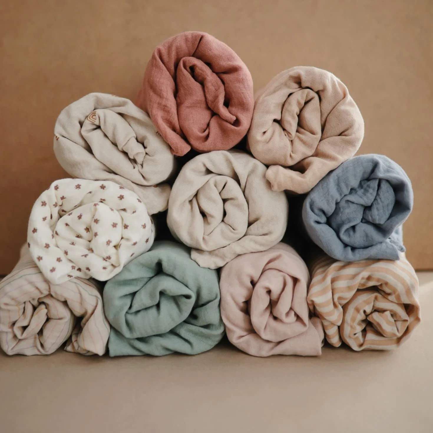Mushie Changing Pad Cover Blush