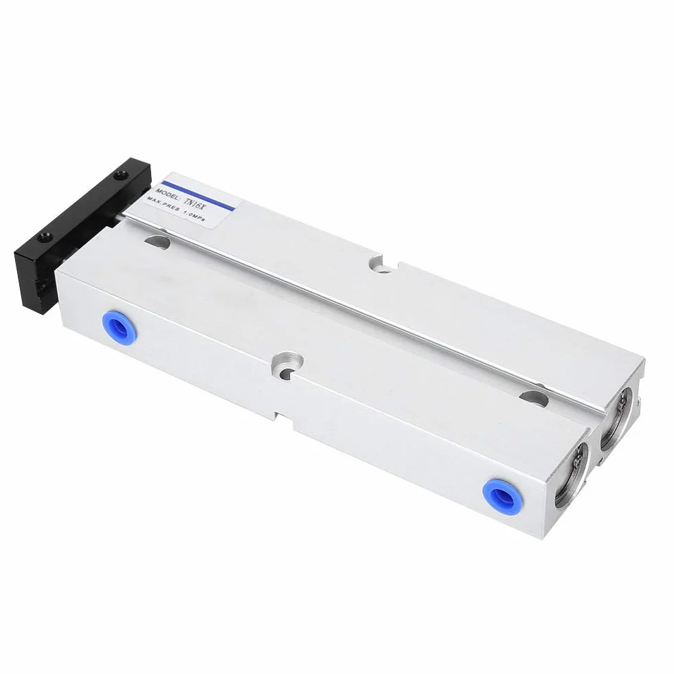 Cylinder podwójnego działania, siłownik pneumatyczny, 01-09MPa wysoce precyzyjny cylinder powietrza TN16, silne utlenianie (TN16 x 150-S)