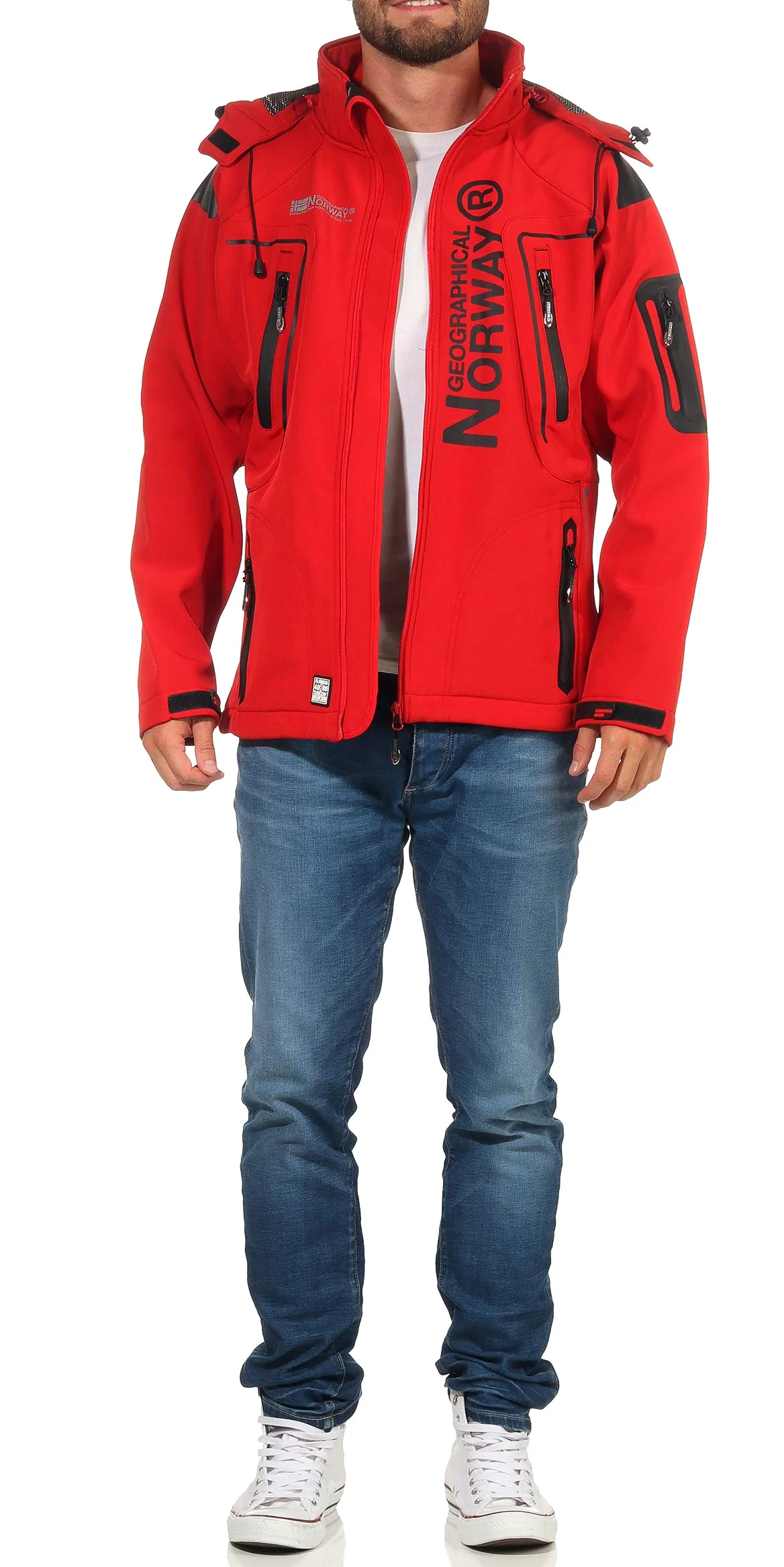 Geographical Norway Męska kurtka softshell leyoley production