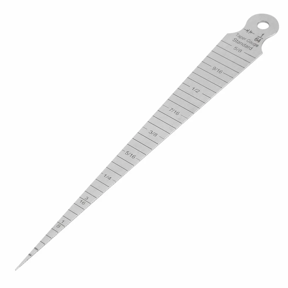 Narzędzie pomiarowe, 1 sztuka stal nierdzewna, spawanie klinowe, stożek, szczelinomierz, linijka, narzędzie do kontroli otworów, 0-15 mm, narzędzie do pomiaru rozmiaru otworu