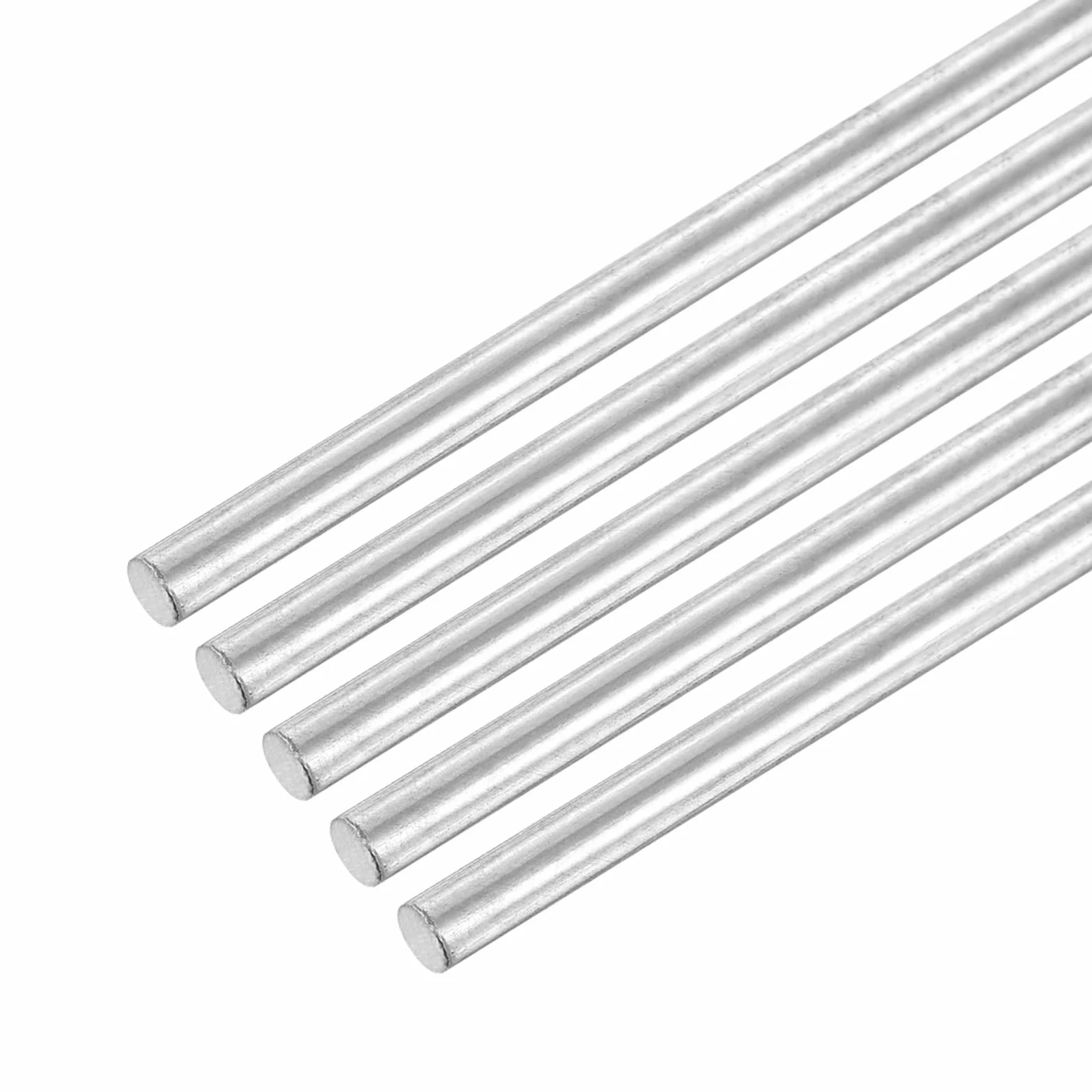 QUARKZMAN 5 sztuk prętów ze stali nierdzewnej 3 mm x 160 mm 304 stal szlachetna V2A okrągłe pręty metalowe, okrągłe, okrągłe, do majsterkowania, rzemiosła, modeli, samolotu, balustrady