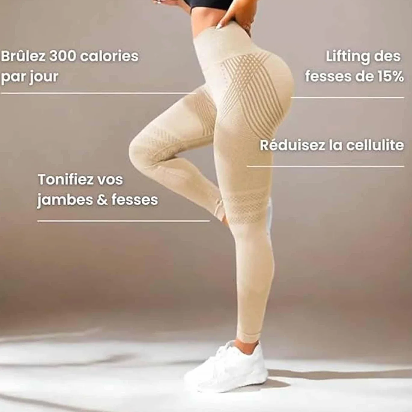 Leginsy Kompresyjne 3d Dla Kobiet,Sportowe Legginsy Anty-TłUszczowe Push-Up,Bezszwowe KryjąCe Spodnie Do Jogi,Sportowe Rajstopy Do ćWiczeń