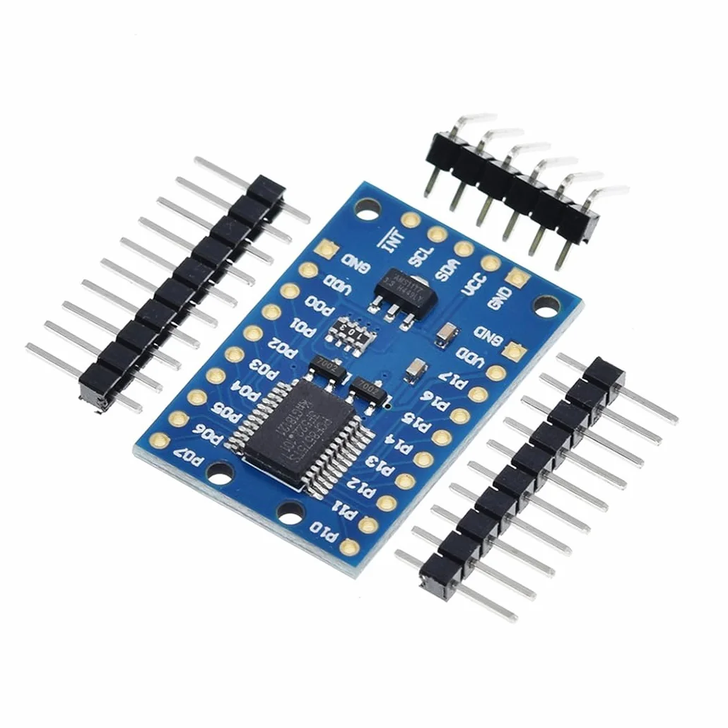 Hailege 2 szt. PCF8575 IO Expansion Board 16 bitów SMBus I/O Porty IIC I2C 16 portów I/O Extension Shield