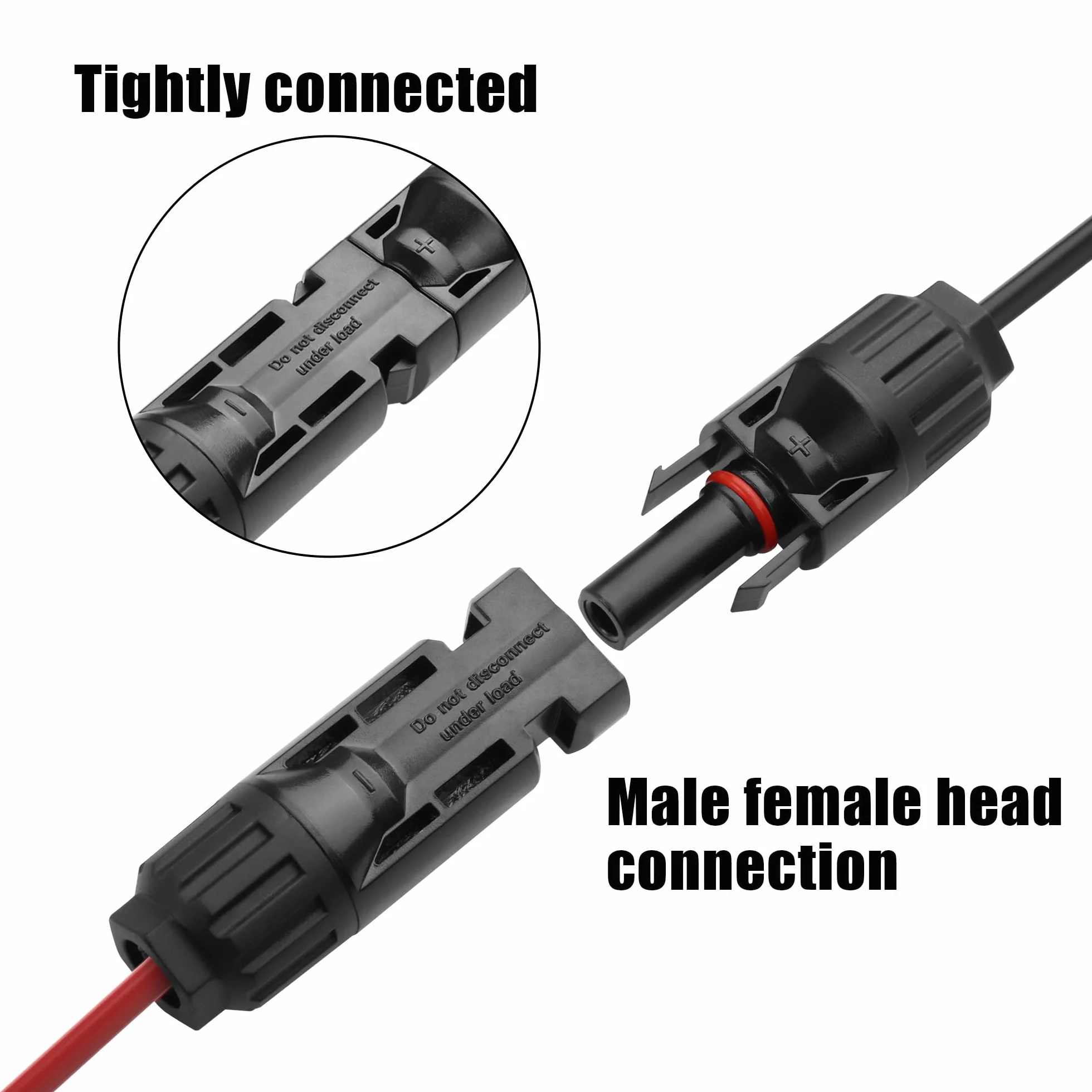 YACSEJAO Złącze panelu słonecznego do DC 5,5 x 2,1 mm, kabel przedłużający Power Extension, 16 AWG, panel słoneczny do kabla do ładowania DC, ładowarka do paneli słonecznych i przenośnego generatora