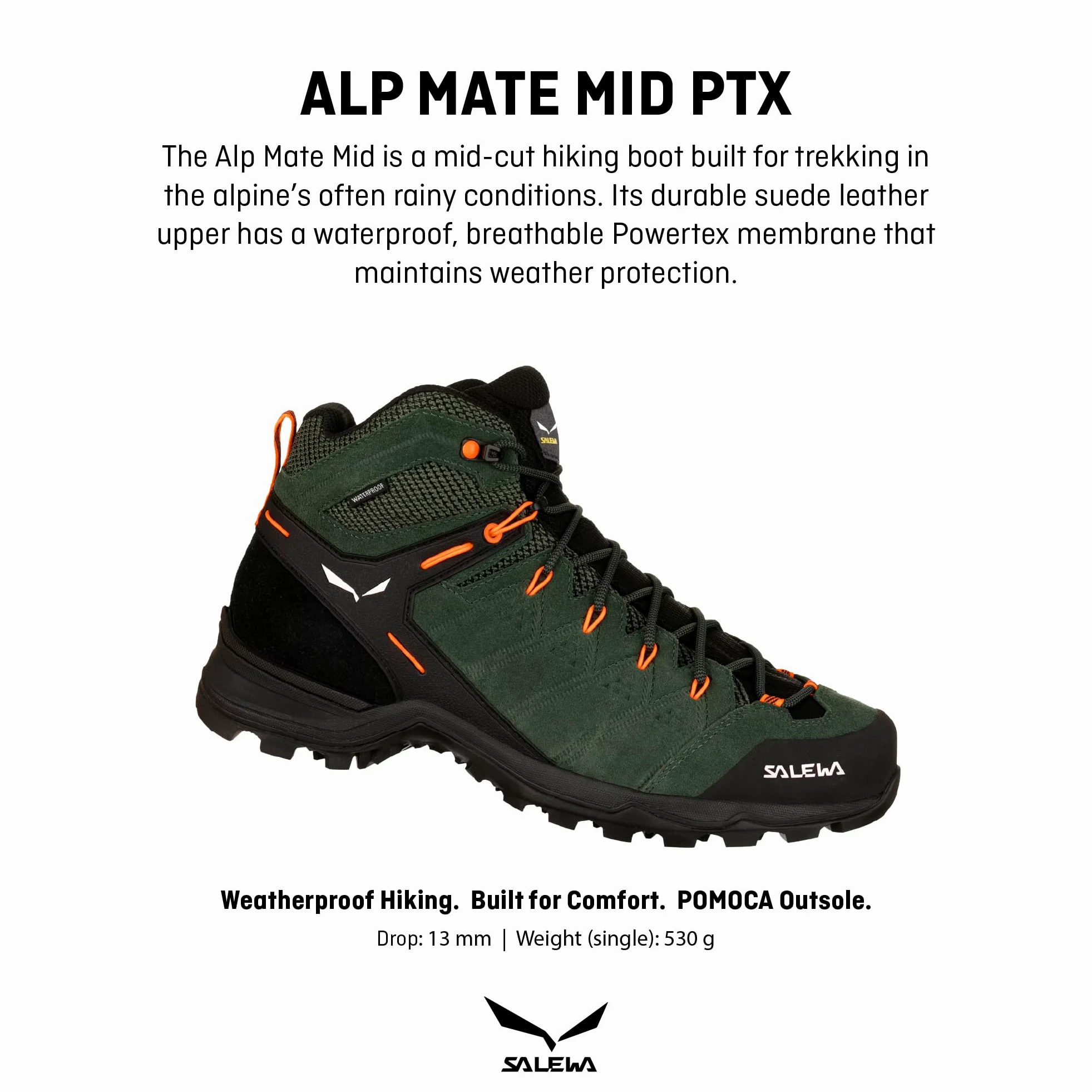 Salewa Ms Alp Mate Mid Wp - Buty trekkingowe Mężczyźni