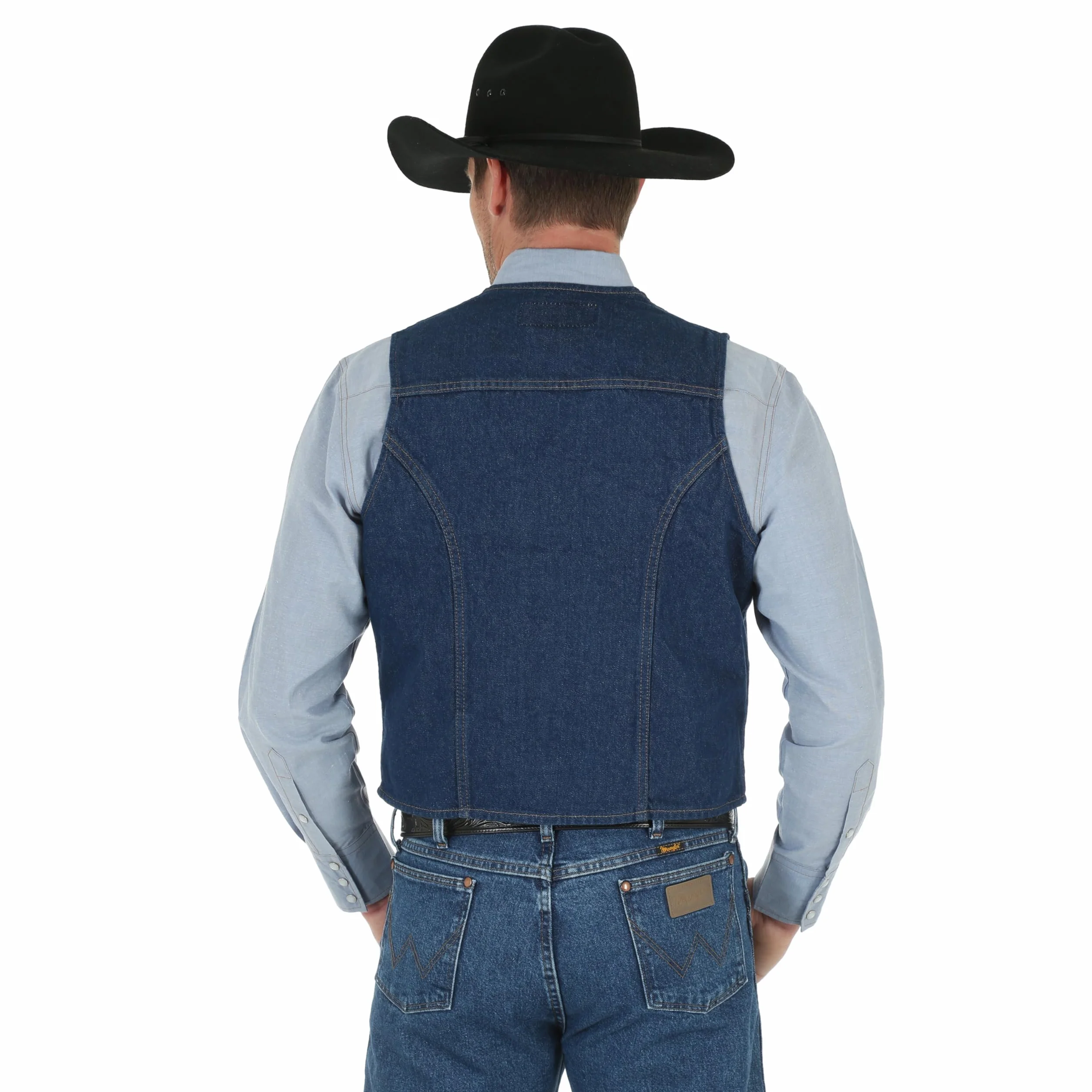 Wrangler Kamizelka Mężczyźni Unlined Denim Vest (1 w zestawie)