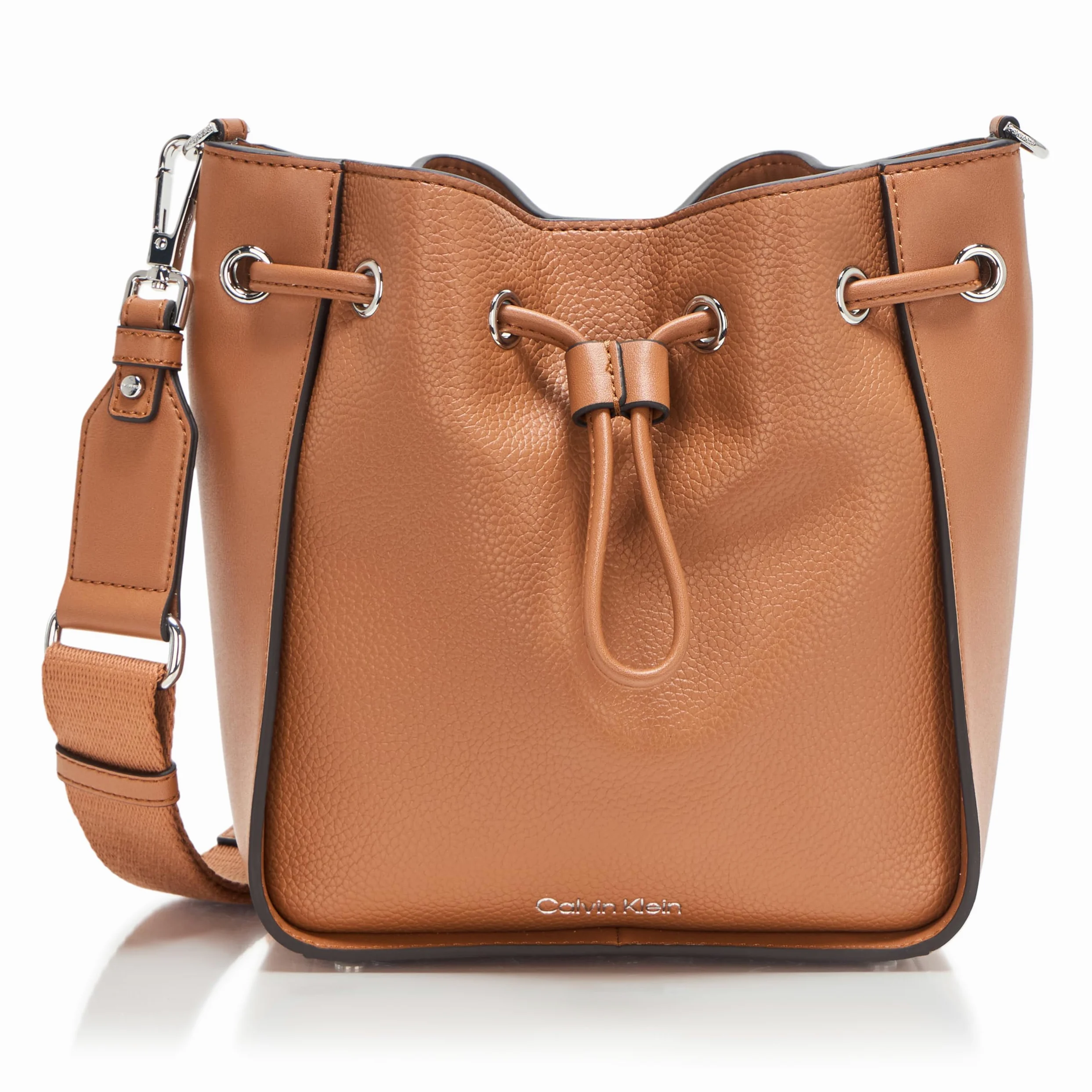 Calvin Klein Damskie stringi Holt Crossbody ze ściągaczem, karmelowy, Caramel, jeden rozmiar