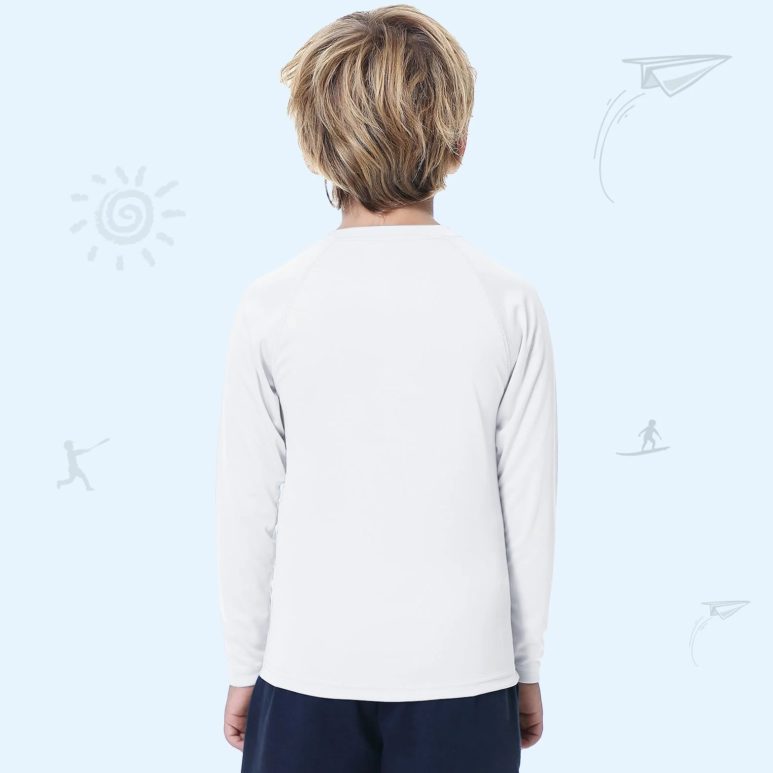 MEETWEE Rash Guard Shirt Boy's Boys Rash Guard