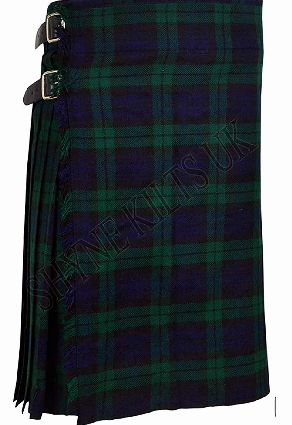 Kilt męski szkocki 8 metrów czarny nieformalny 40 ml