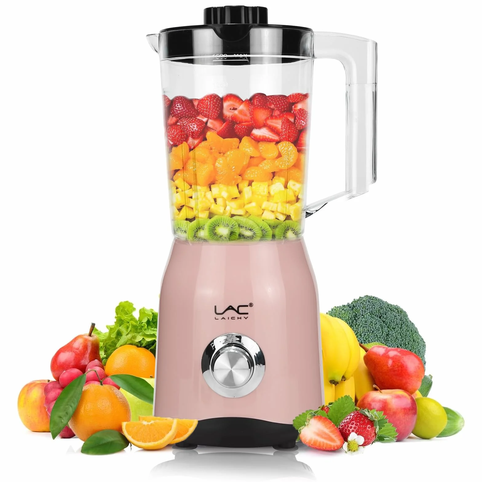 Blender do smoothie, osobisty 300 W, młynek do kuchni, przenośne kubki 1,5 l, koktajli, soków, mrożonych napojów, filiżanka do kawy z uszczelką