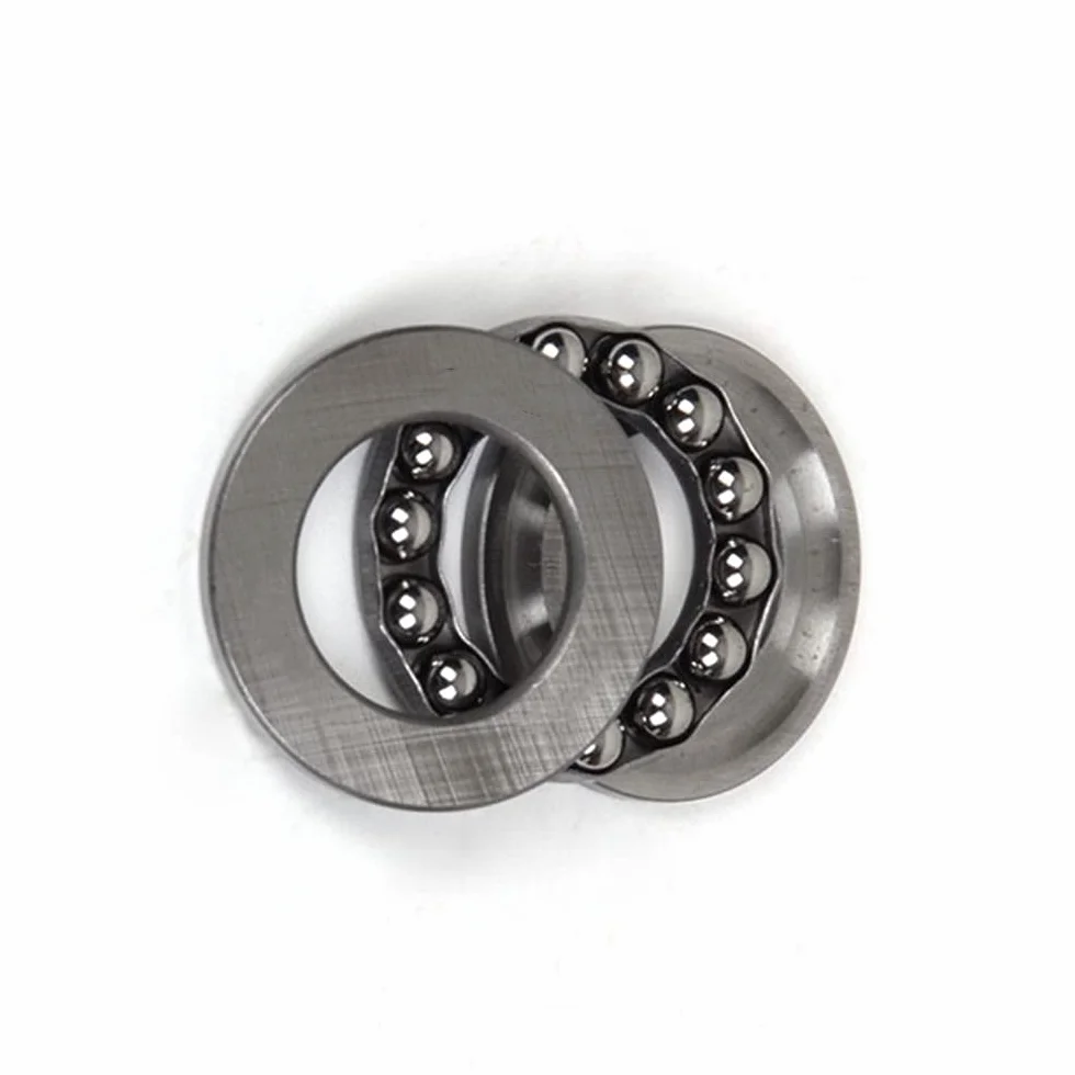 51104 Płaskie łożyska kulkowe, średnica wewnętrzna 20mm, średnica zewnętrzna 35mm, grube 10 mm, 2 sztuk