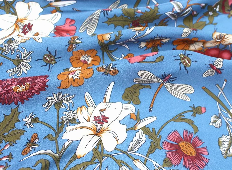 ANDANTINO 100% jedwab morwowy długi szalik dla kobiet duże szale na głowę i szyję - podłużne owijki do włosów z zapakowanym prezentem